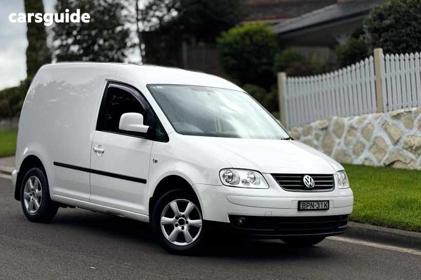 White 2010 Volkswagen Caddy Van 1.9 TDI