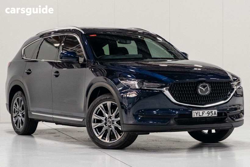 Blue 2021 Mazda CX-8 Wagon GT (awd)