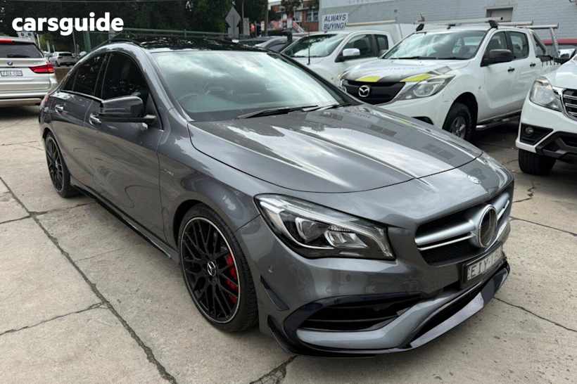 Grey 2016 Mercedes-Benz CLA45 Coupe AMG