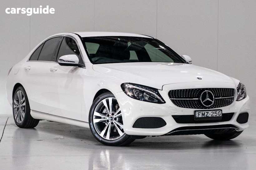 White 2017 Mercedes-Benz C200 Sedan