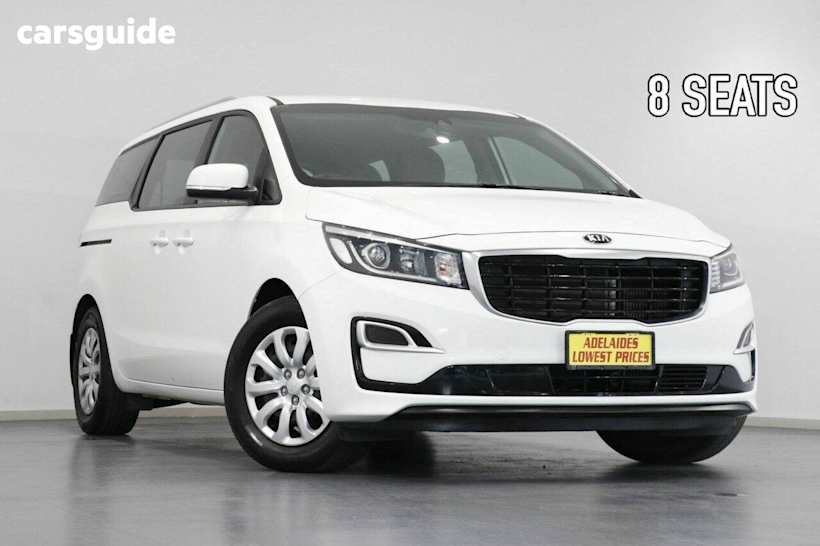White 2019 Kia Carnival Wagon S