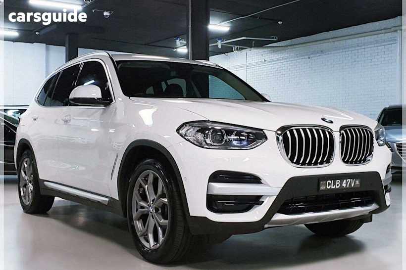 White 2019 BMW X3 Wagon Xdrive20D Xline