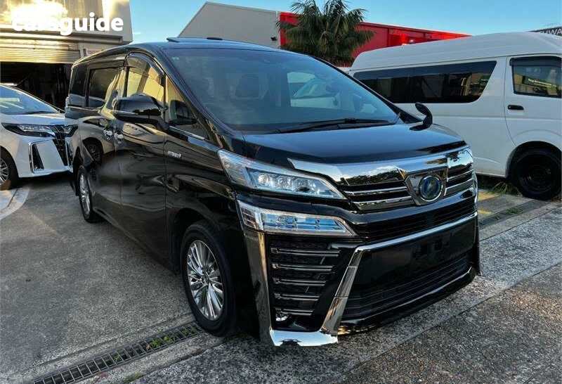 Black 2019 Toyota Alphard Wagon G F Package