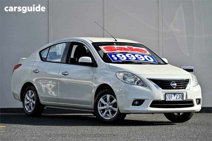 White 2012 Nissan Almera Sedan TI