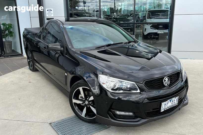 Black 2016 Holden UTE Utility SV6 Black Edition