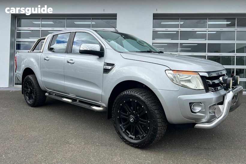 Silver 2014 Ford Ranger Ute Tray XLT Double Cab 4x2 Hi-Rider