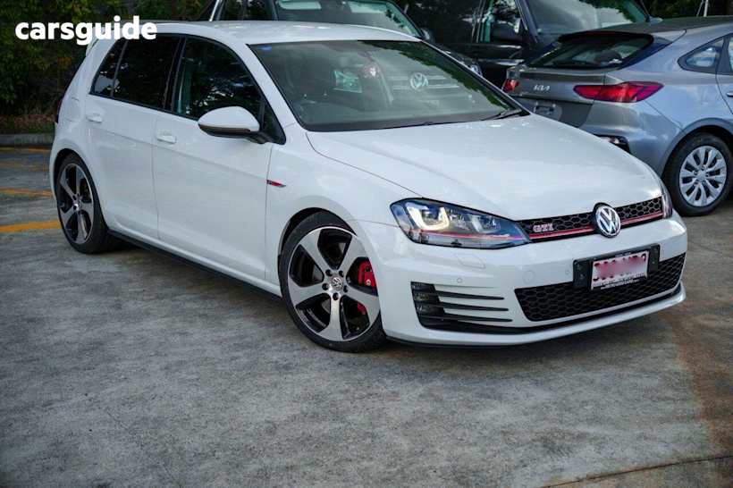 White 2014 Volkswagen Golf Hatchback GTI Performance