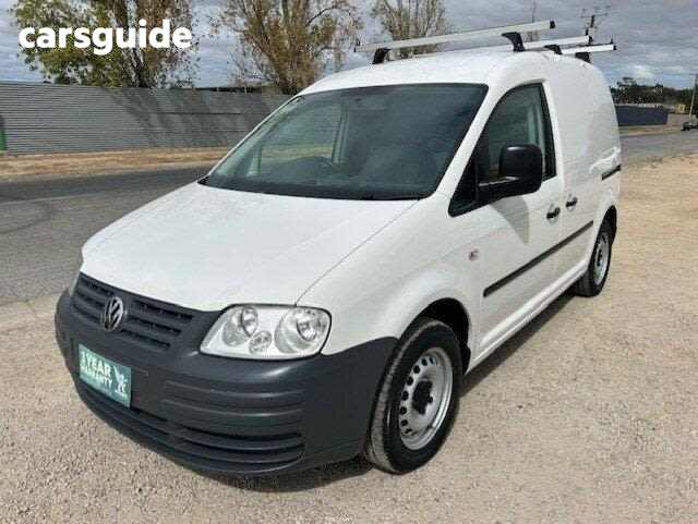 White 2009 Volkswagen Caddy Van 1.9 TDI