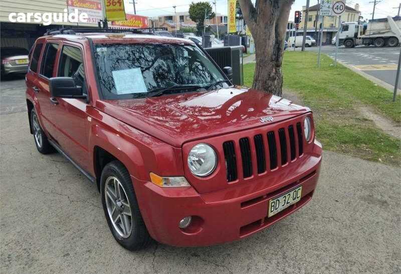 Red 2009 Jeep Patriot Wagon Sport CVT Auto Stick