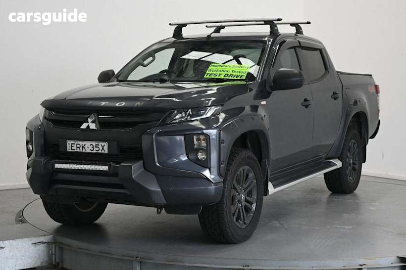 Grey 2021 Mitsubishi Triton Double Cab Pick Up GSR (4X4)