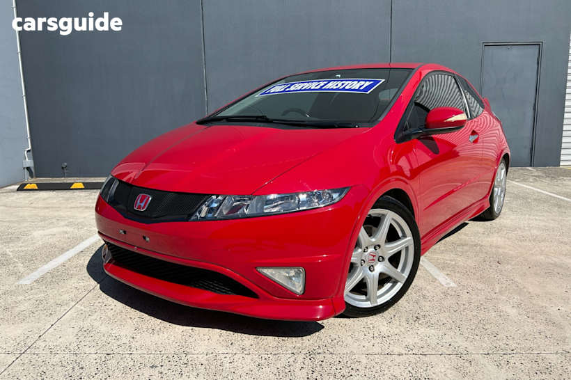 Red 2010 Honda Civic Hatchback Type R