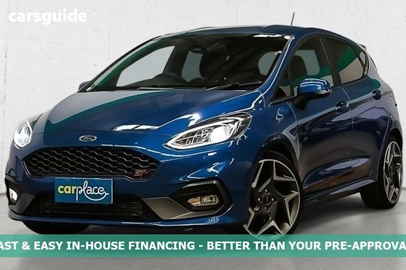 Blue 2021 Ford Fiesta Hatchback ST
