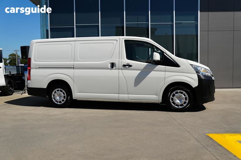 White 2021 Toyota Hiace Commercial