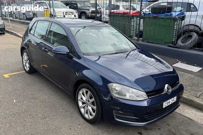 Blue 2014 Volkswagen Golf Hatchback 103 TSI Highline