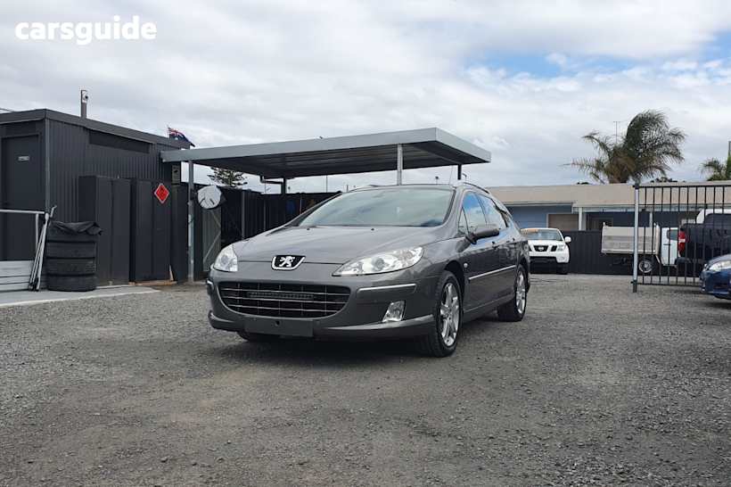 Grey 2009 Peugeot 407 Sedan St Hdi