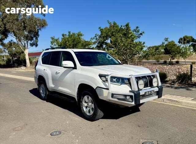 White 2018 Toyota Landcruiser Prado Wagon GXL (4X4)