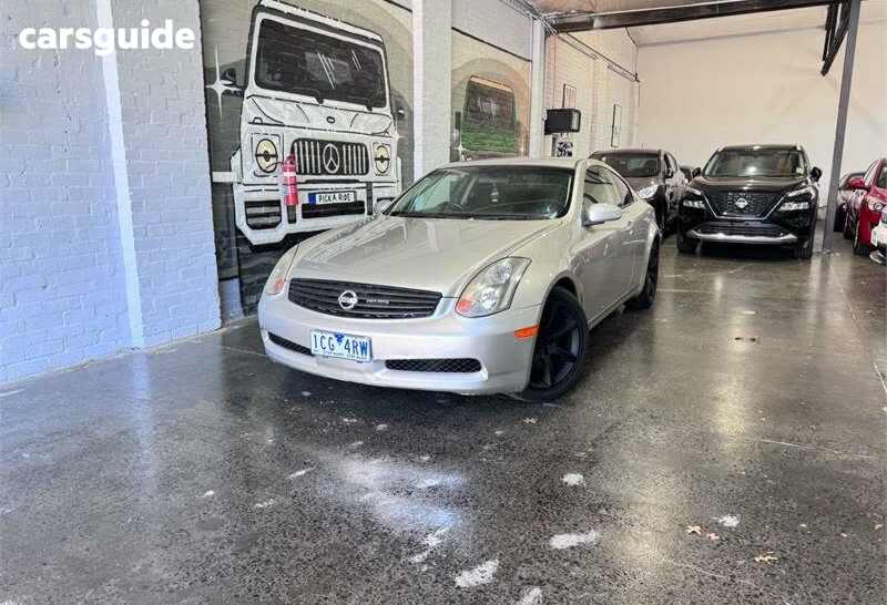 Silver 2003 Nissan Skyline Coupe 350GT