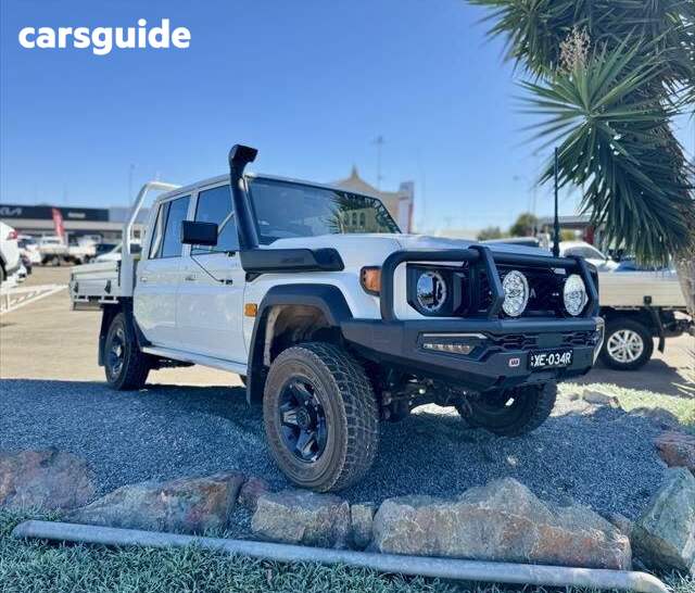 White 2024 Toyota Landcruiser 70 Series Double Cab Chassis LC79 GXL