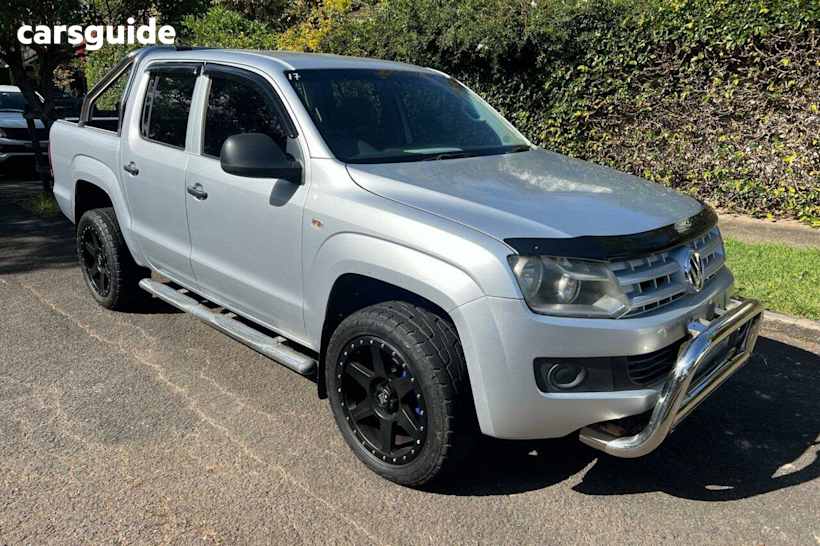 Silver 2012 Volkswagen Amarok Dual Cab Utility TDI400 (4X4)
