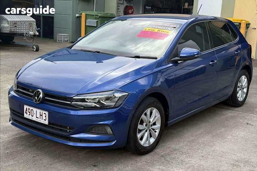 Blue 2021 Volkswagen Polo Hatchback 85TSI Comfortline