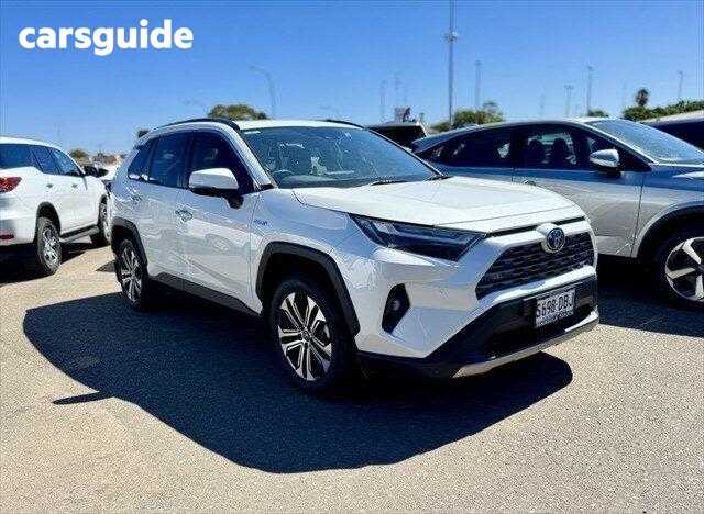 White 2022 Toyota RAV4 Wagon Cruiser (awd) Hybrid