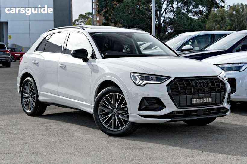 White 2024 Audi Q3 Wagon 35 Tfsi Dynamic Black