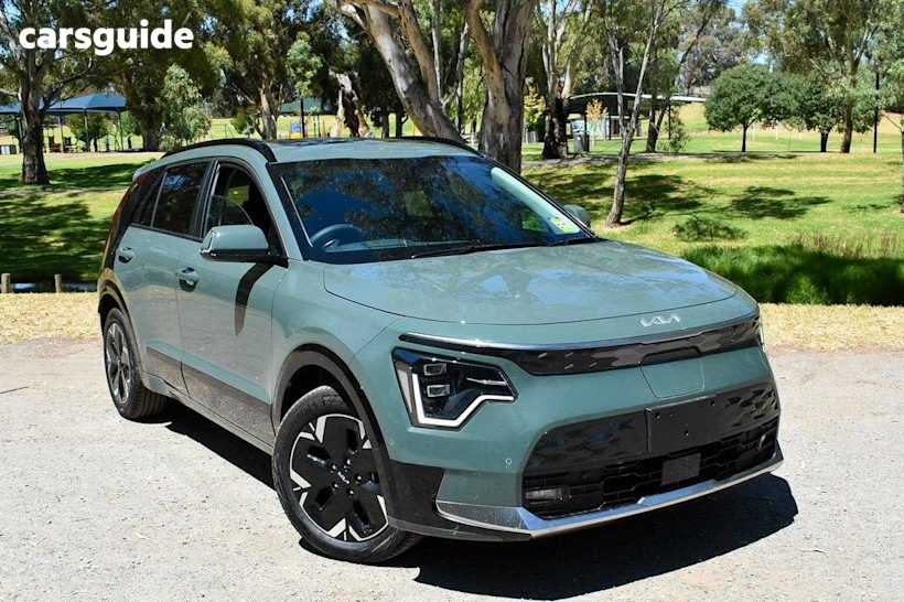 Green 2023 Kia Niro Wagon EV GT-Line Black C Pillar