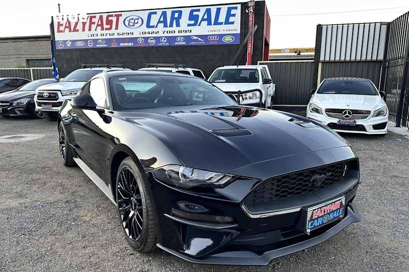 Black 2018 Ford Mustang Coupe Fastback 2.3 Gtdi (5 YR)