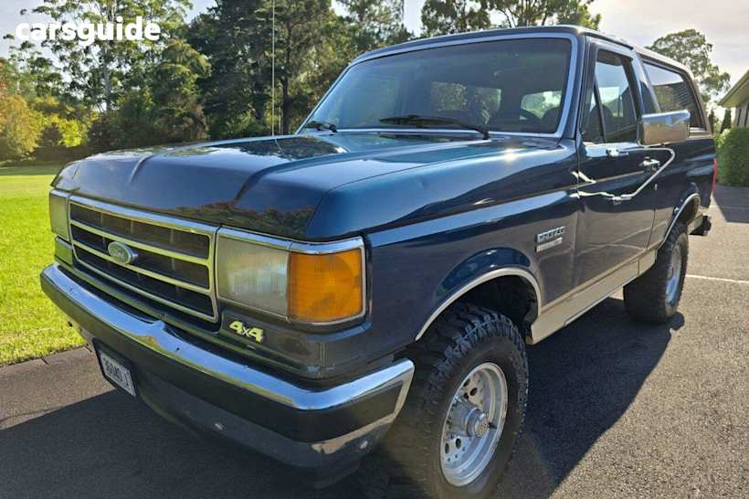 Blue 1990 Ford Bronco OtherCar