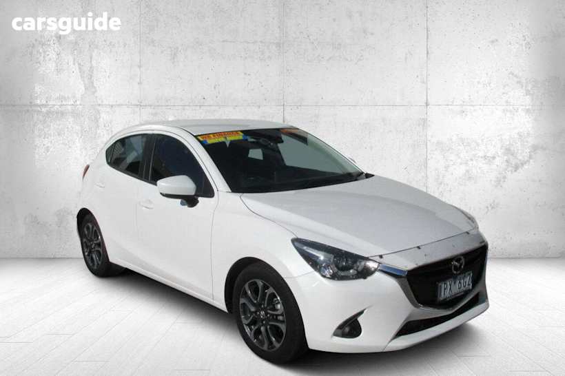 White 2019 Mazda 2 Hatchback Genki (5YR)