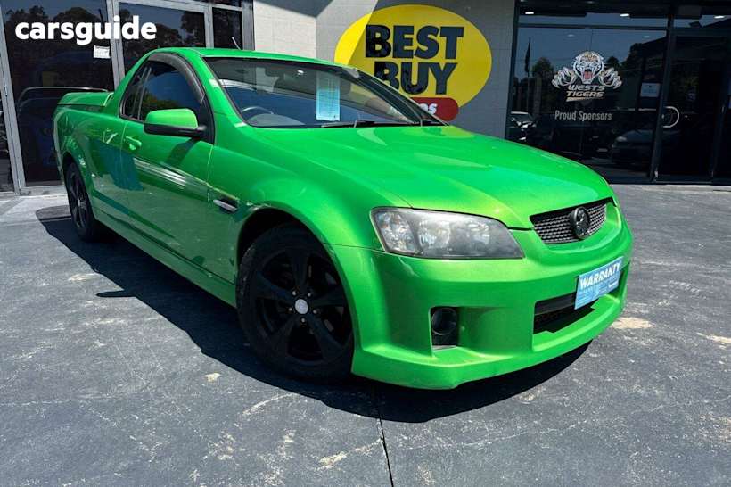 Green 2008 Holden Commodore Utility SV6