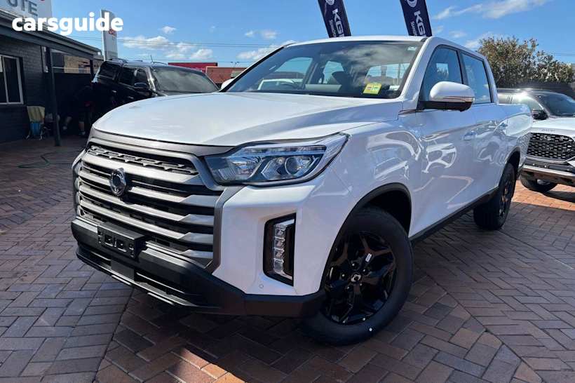 White 2024 KGM Ssangyong Musso XLV Crew Cab Pickup Ultimate