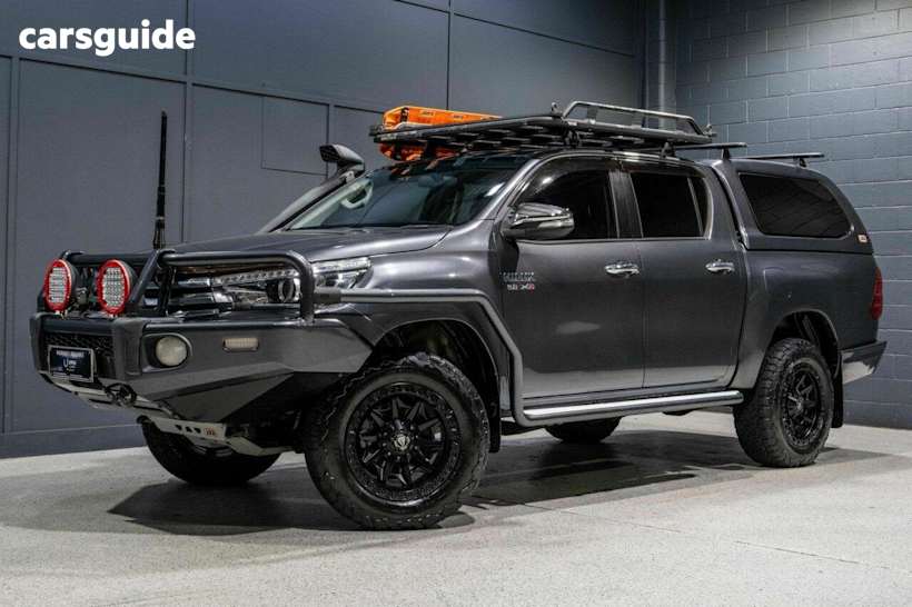 Grey 2016 Toyota Hilux Dual Cab Utility SR5 (4X4)