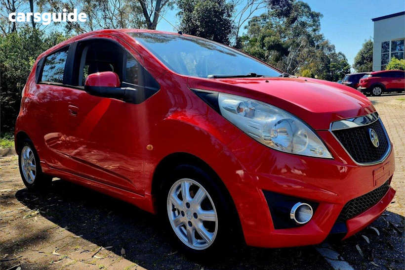 Red 2011 Holden Barina Spark Hatchback CD