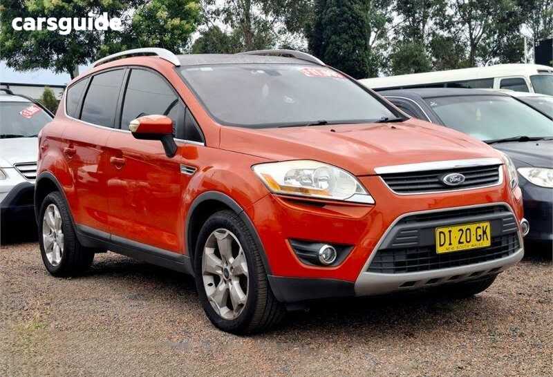 Orange 2012 Ford Kuga Wagon Titanium