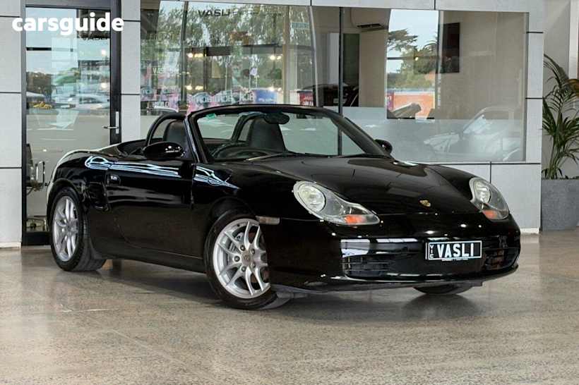 Black 2003 Porsche Boxster Roadster
