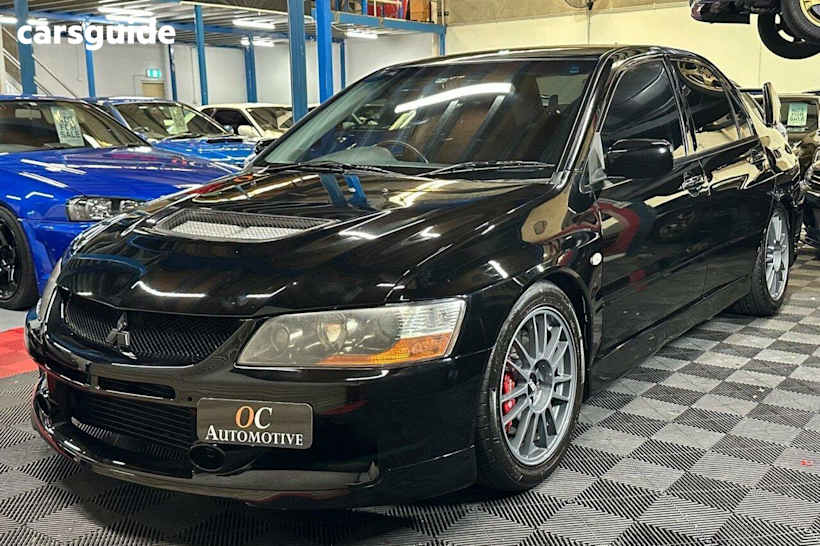 Black 2003 Mitsubishi Lancer Sedan Evolution VIII