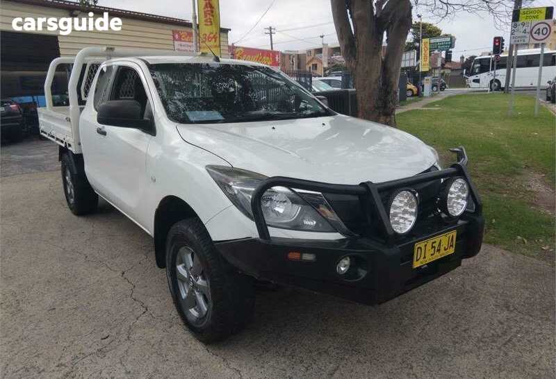 White 2016 Mazda BT-50 Ute Tray XT Freestyle