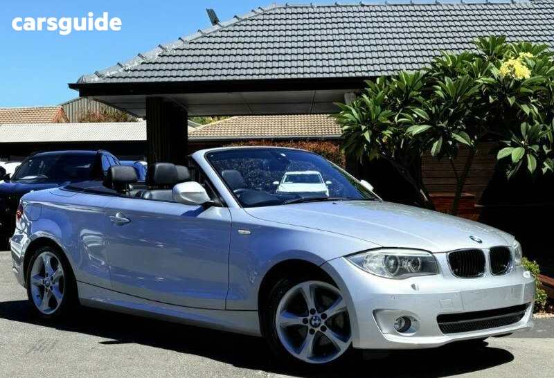 Silver 2013 BMW 118D Convertible