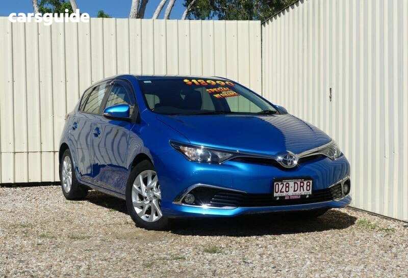 Blue 2015 Toyota Corolla Hatchback Ascent