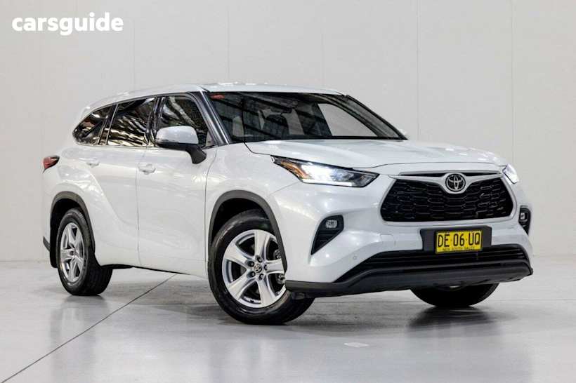 White 2022 Toyota Kluger Wagon GX 2WD