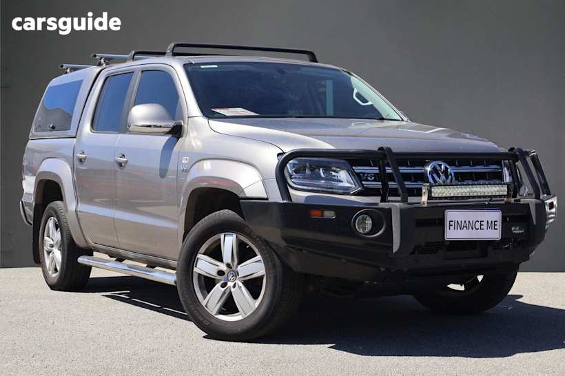 Beige 2018 Volkswagen Amarok Dual Cab Utility V6 TDI 550 Highline