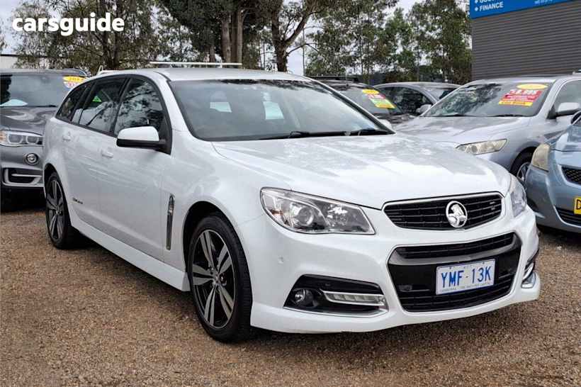 White 2015 Holden Commodore Sportswagon SV6 Storm