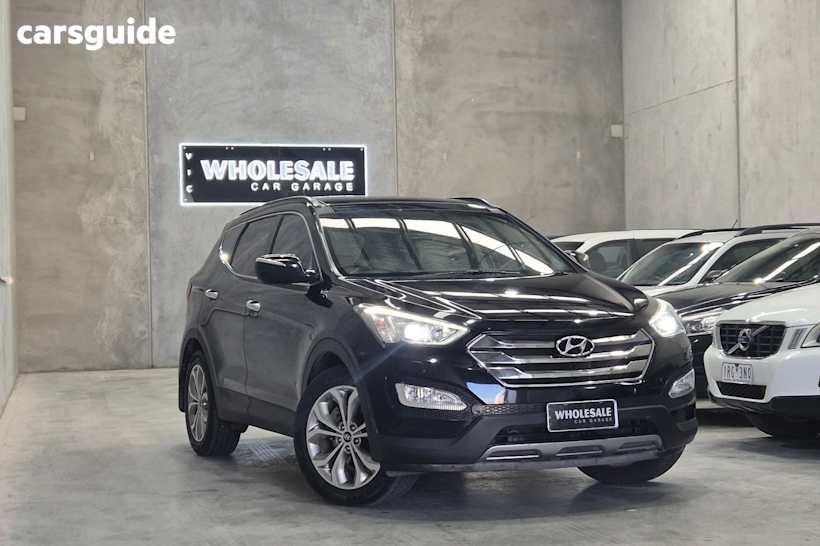 Black 2013 Hyundai Santa FE Wagon Highlander Crdi (4X4)