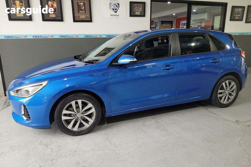 Blue 2017 Hyundai I30 Hatchback Active