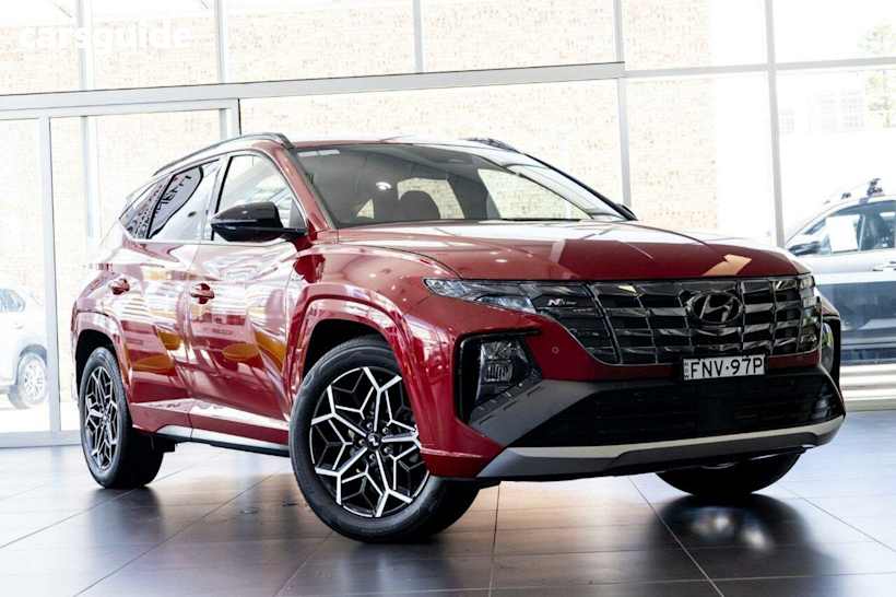 Red 2022 Hyundai Tucson Wagon Elite N Line (awd)