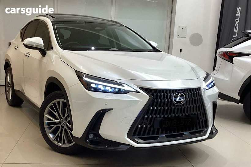 White 2024 Lexus NX350H Wagon Sports Luxury + EP1 Hybrid AWD