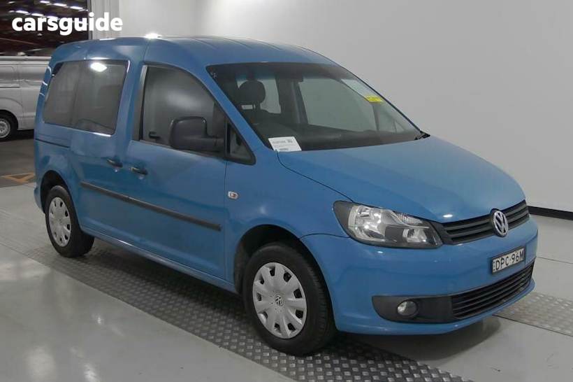 Blue 2011 Volkswagen Caddy Wagon Life Startline TDI250