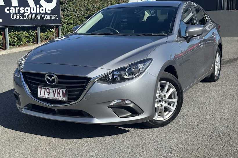 Silver 2014 Mazda 3 Sedan Maxx