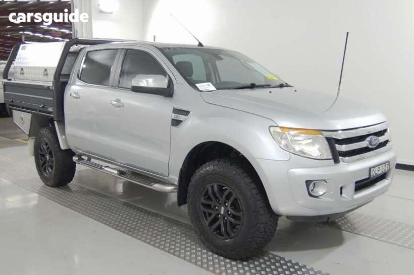 Silver 2014 Ford Ranger Dual Cab Utility XLT 3.2 (4X4)